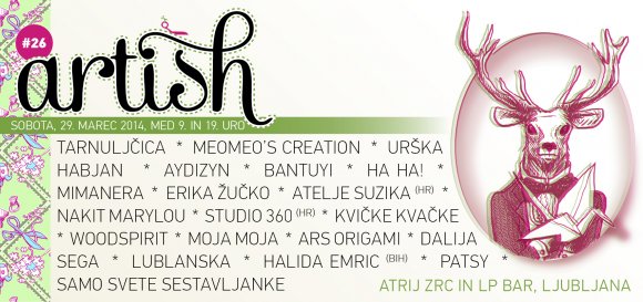 ARtish #26 - atrij ZRC, Ljubljana