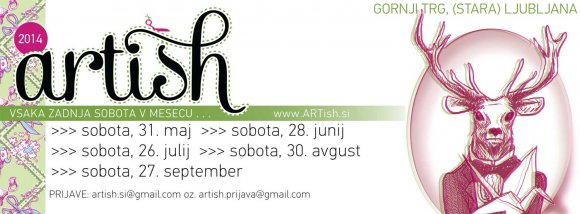 ARTish Gornji trg, Ljubljana - 2014 - PRIJAVE