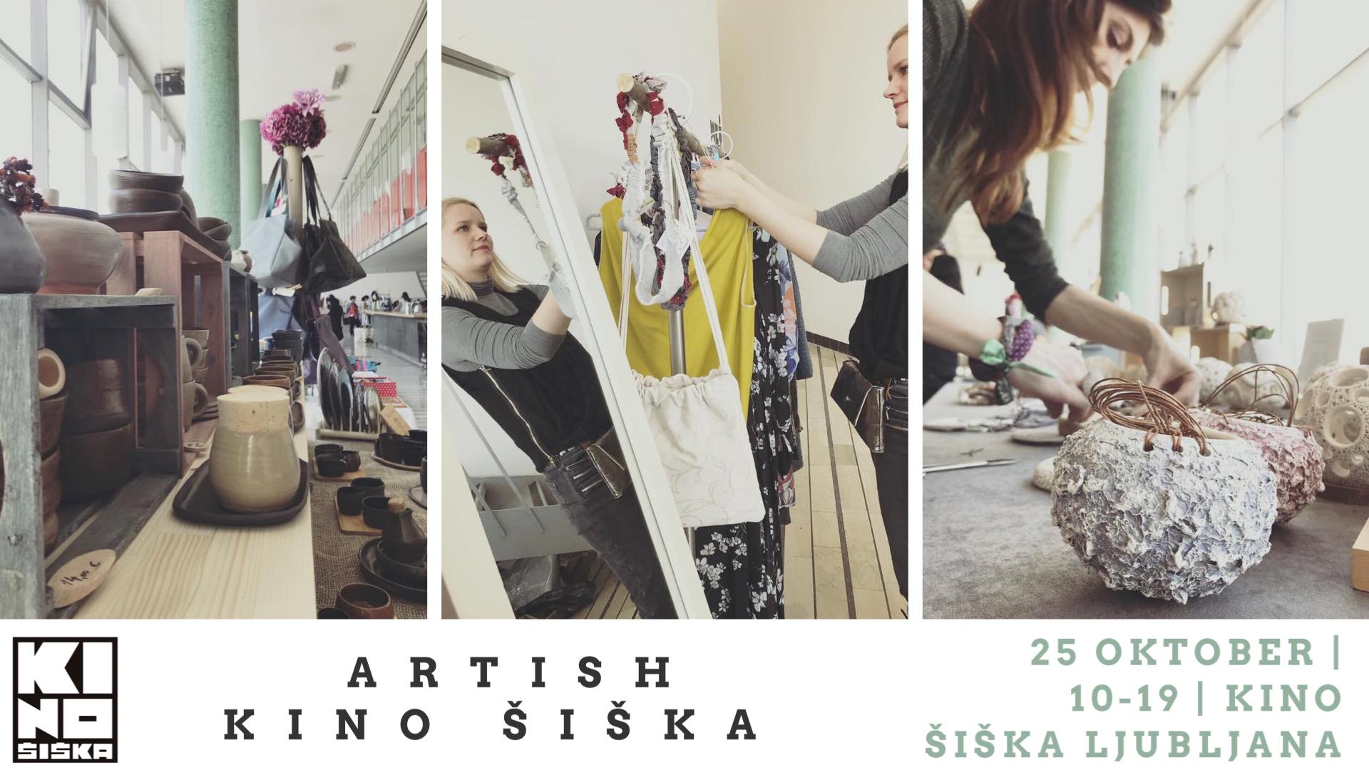 Prodajno razstavni sejem ARTish v Kinu Šiška